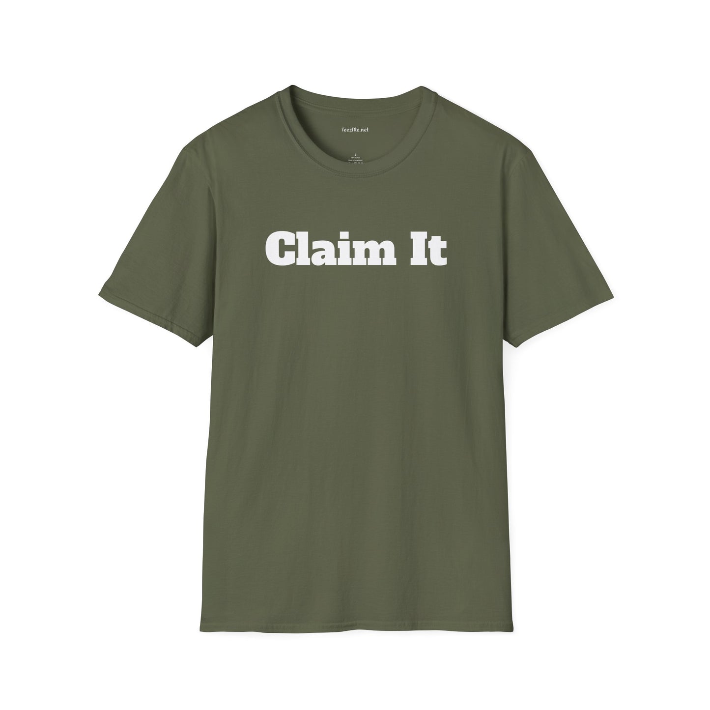 Claim It - Unisex Softstyle T-Shirt 100% Cotton Graphic