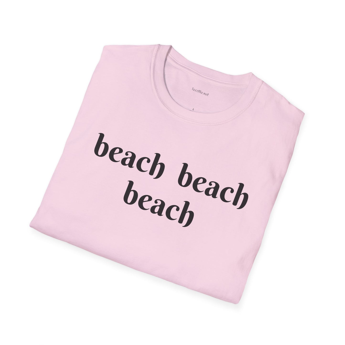 beach beach beach - Unisex Softstyle T-Shirt 100% Cotton Graphic