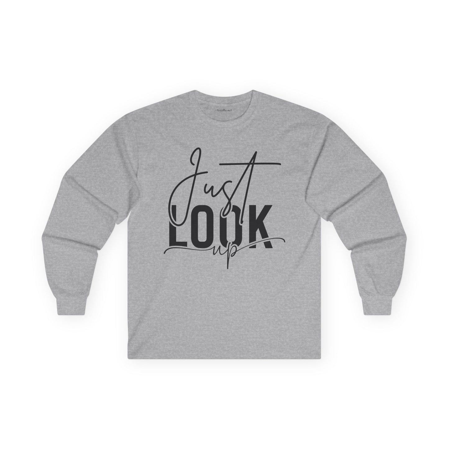 Just Look Up Ultra Cotton Long Sleeve Tee