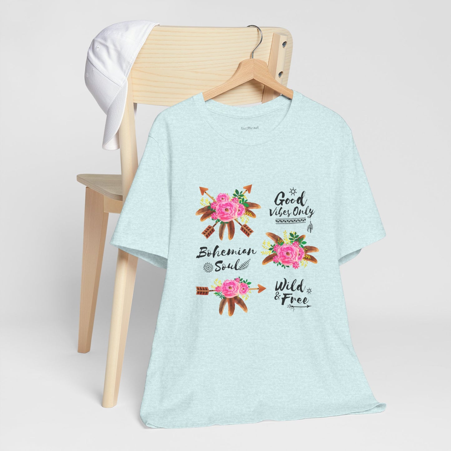 Wild & Free - Unisex Jersey Short Sleeve Tee #BOHO