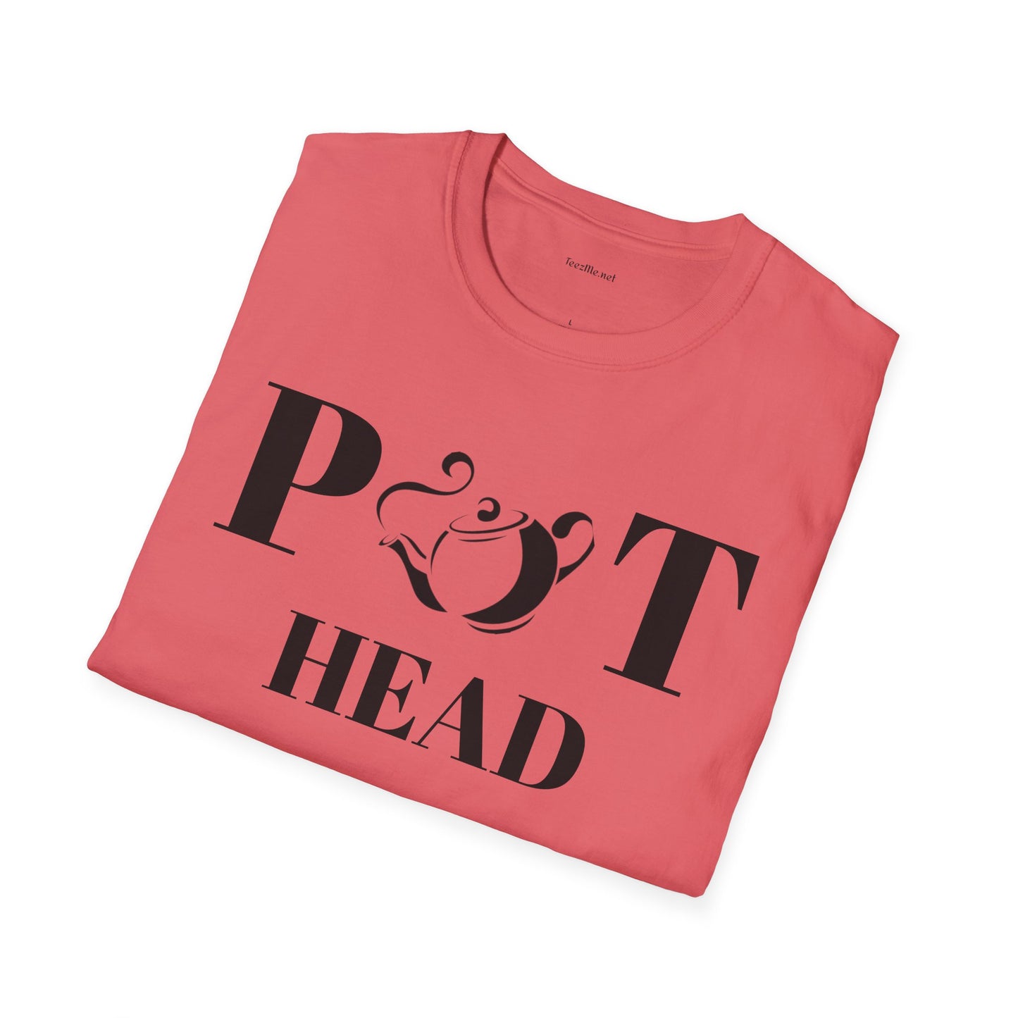 Pot Head - Unisex Softstyle T-Shirt 100% Cotton Graphic