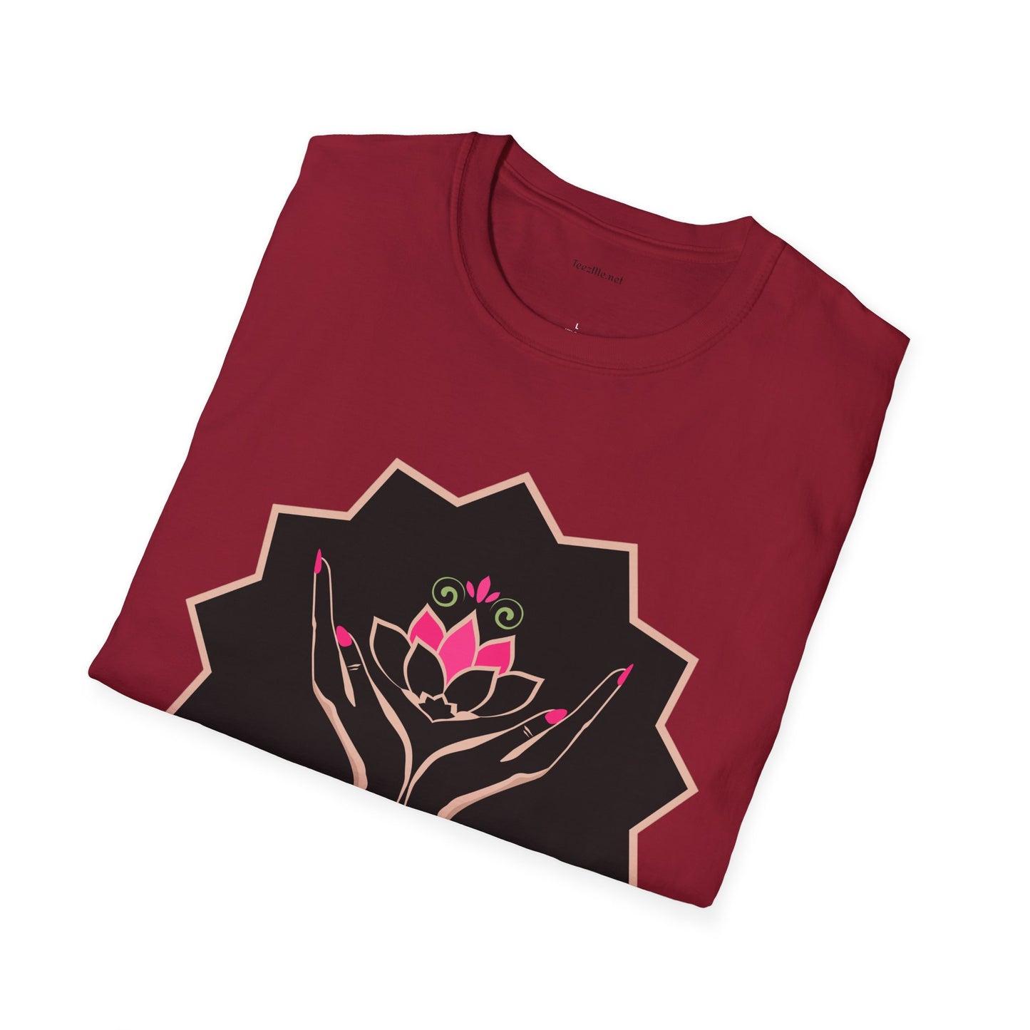 Pink Lotus - Unisex Softstyle T-Shirt 100% Cotton Graphic