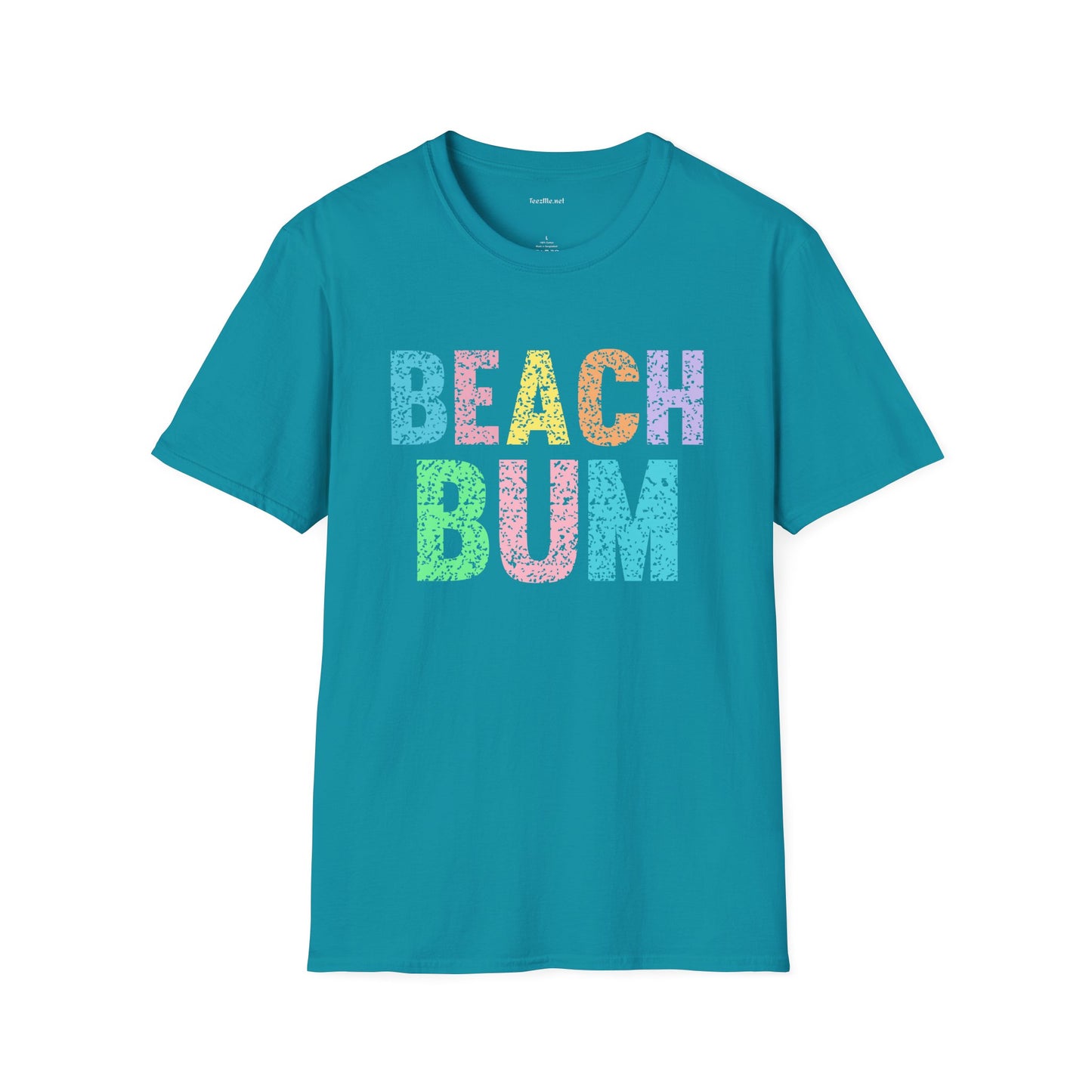 Beach Bum - Unisex Softstyle T-Shirt 100% Cotton Graphic