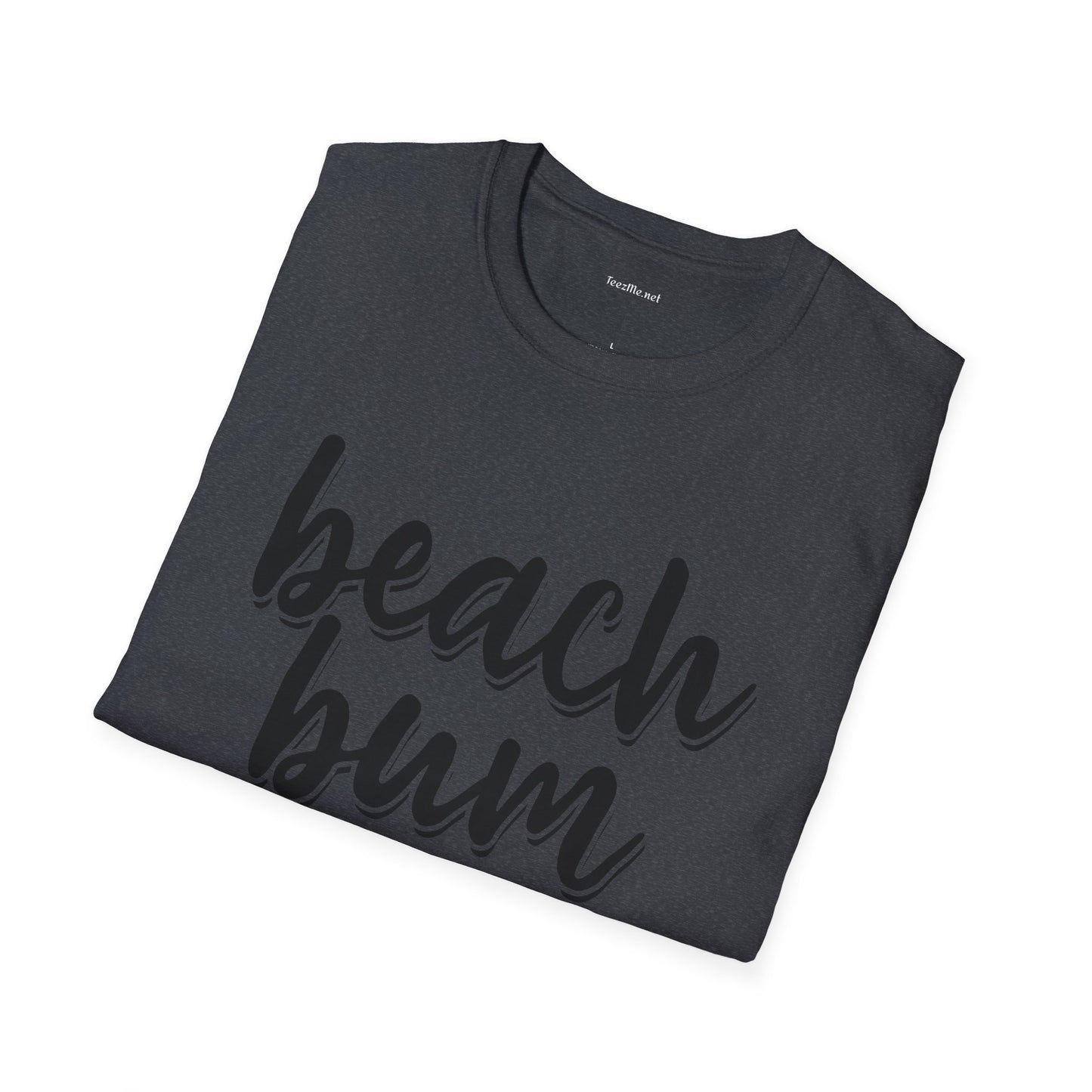 Beach Bum - Unisex Softstyle T-Shirt 100% Cotton Graphic (1)