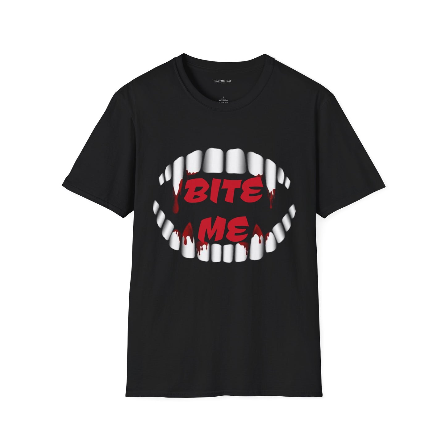 Bite Me - Unisex Softstyle T-Shirt 100% Cotton Graphic