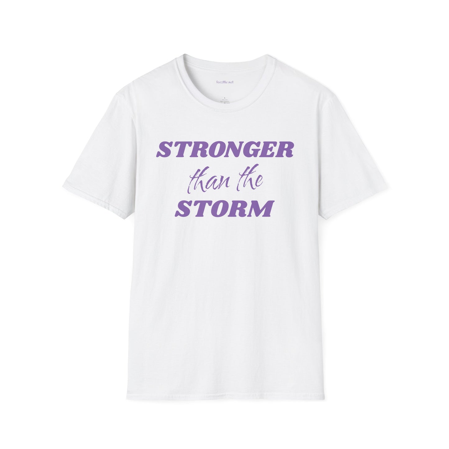 Stronger than the Storm Unisex Softstyle T-Shirt 100% Cotton Graphic