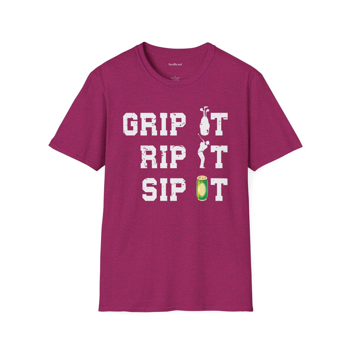 Funny Golf Unisex Softstyle T-Shirt 100% Cotton