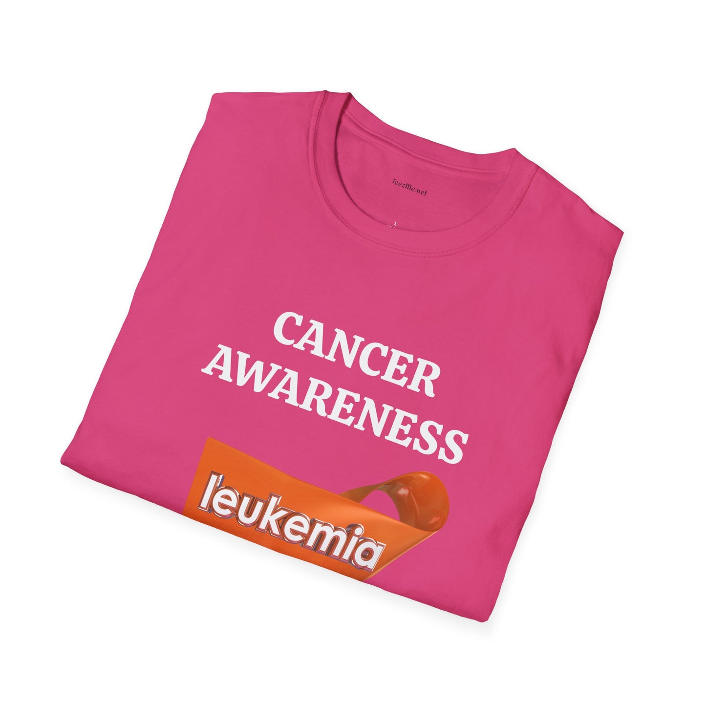 Leukemia Cancer Awareness - Unisex Softstyle T-Shirt 100% Cotton Graphic