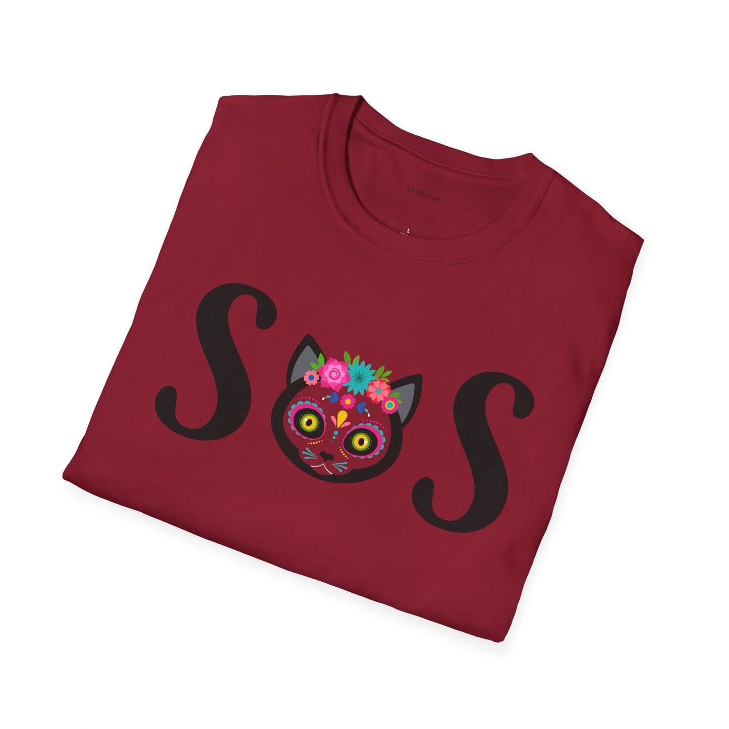 S O S - Unisex Softstyle T-Shirt 100% Cotton Graphic
