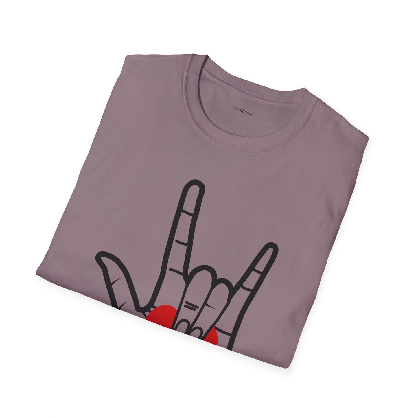 ASL Love  - Unisex Softstyle T-Shirt 100% Cotton Graphic