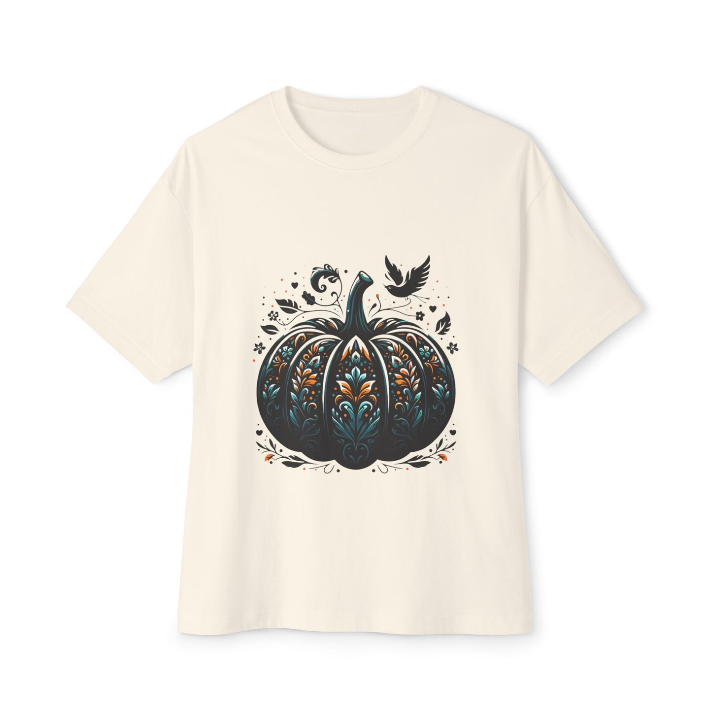 Goth Pumpkin2 - Unisex Oversized Boxy Tee