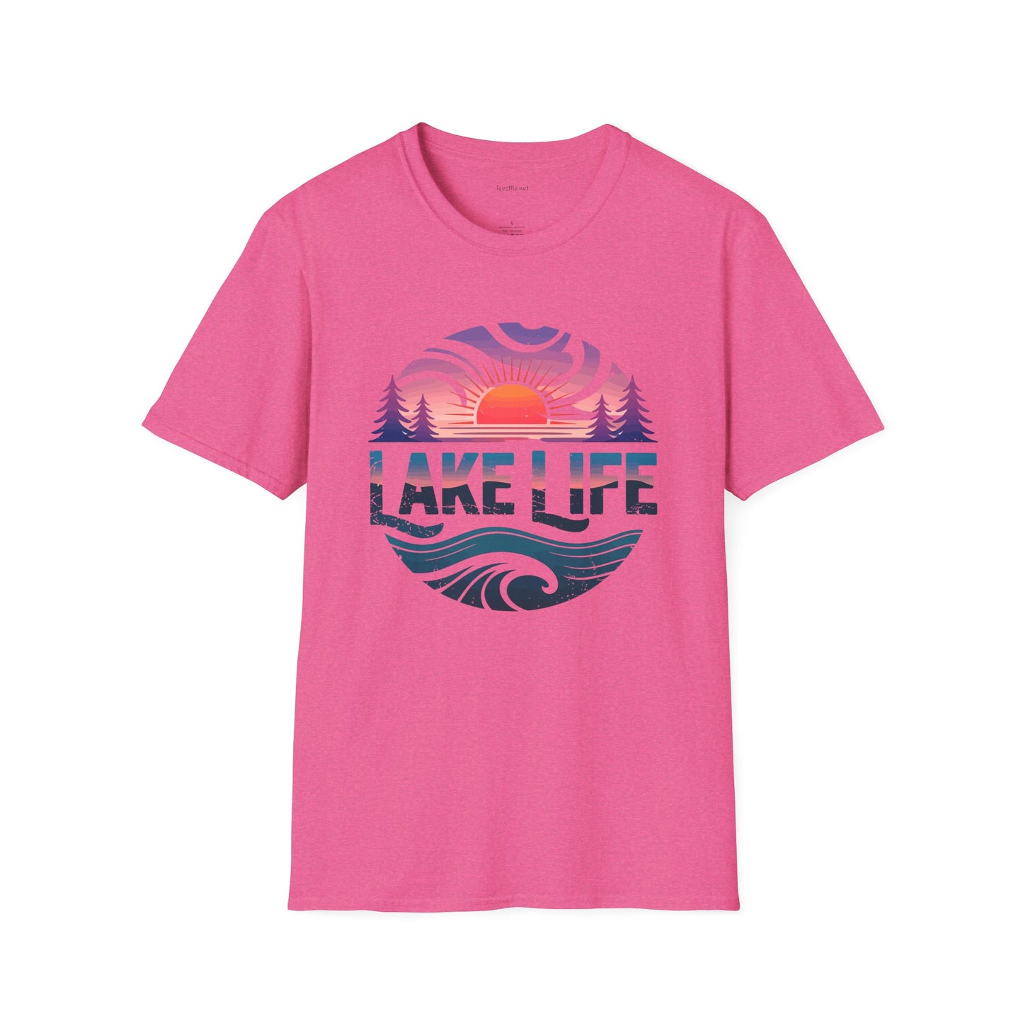 Lake Life - Unisex Softstyle T-Shirt 100% Cotton Graphic