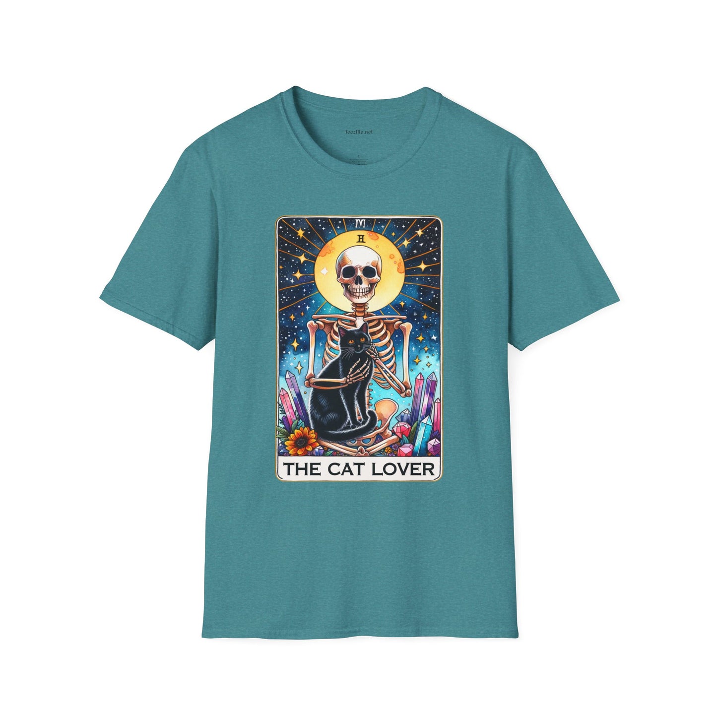 The Cat Lover Tarot Unisex Softstyle T-Shirt 100% Cotton Graphic