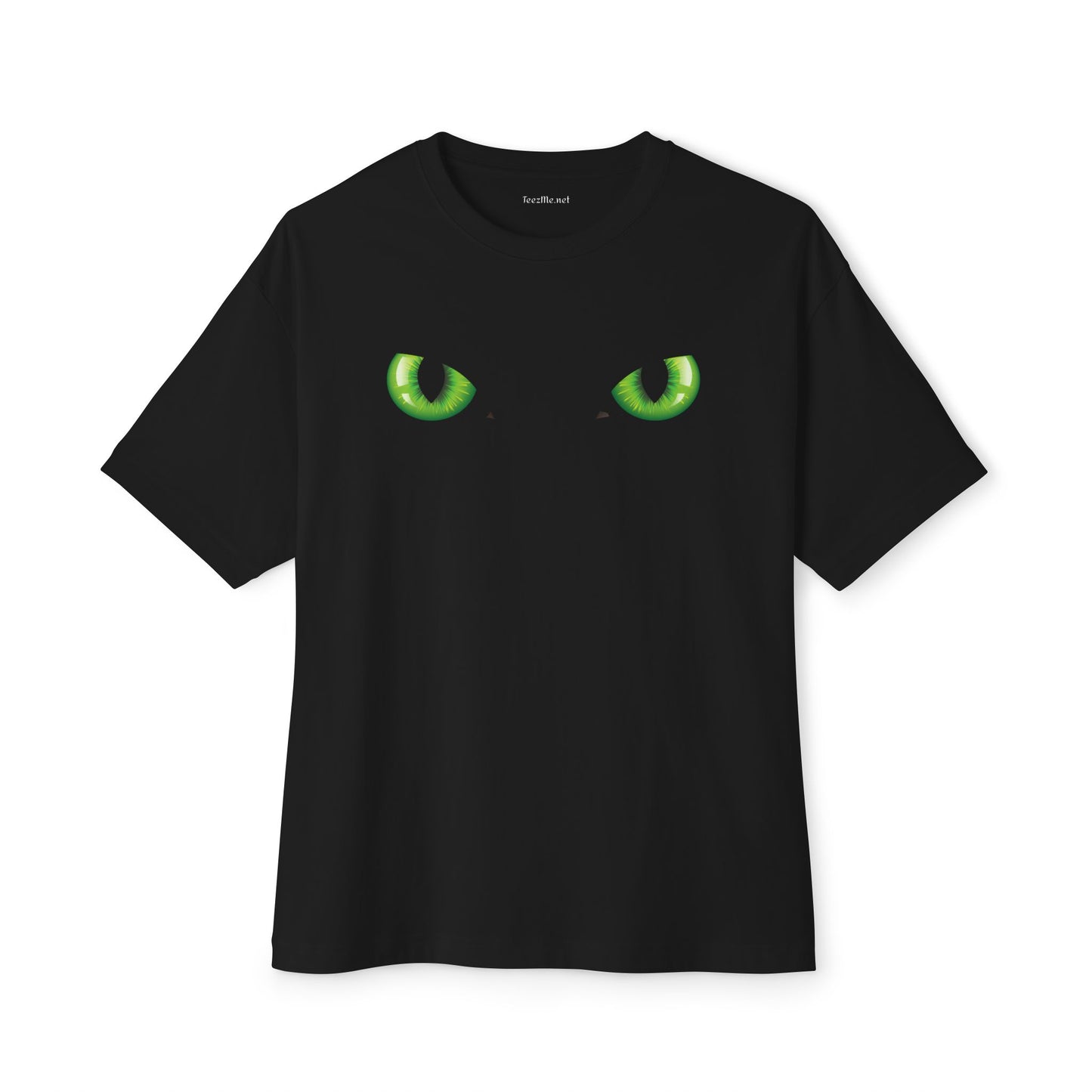 Green Cat Eyes - Unisex Oversized Boxy Tee