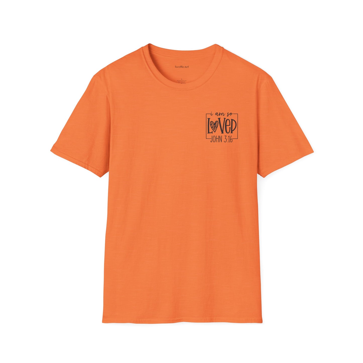 John 3:16 - Unisex Softstyle T-Shirt 100% Cotton Graphic