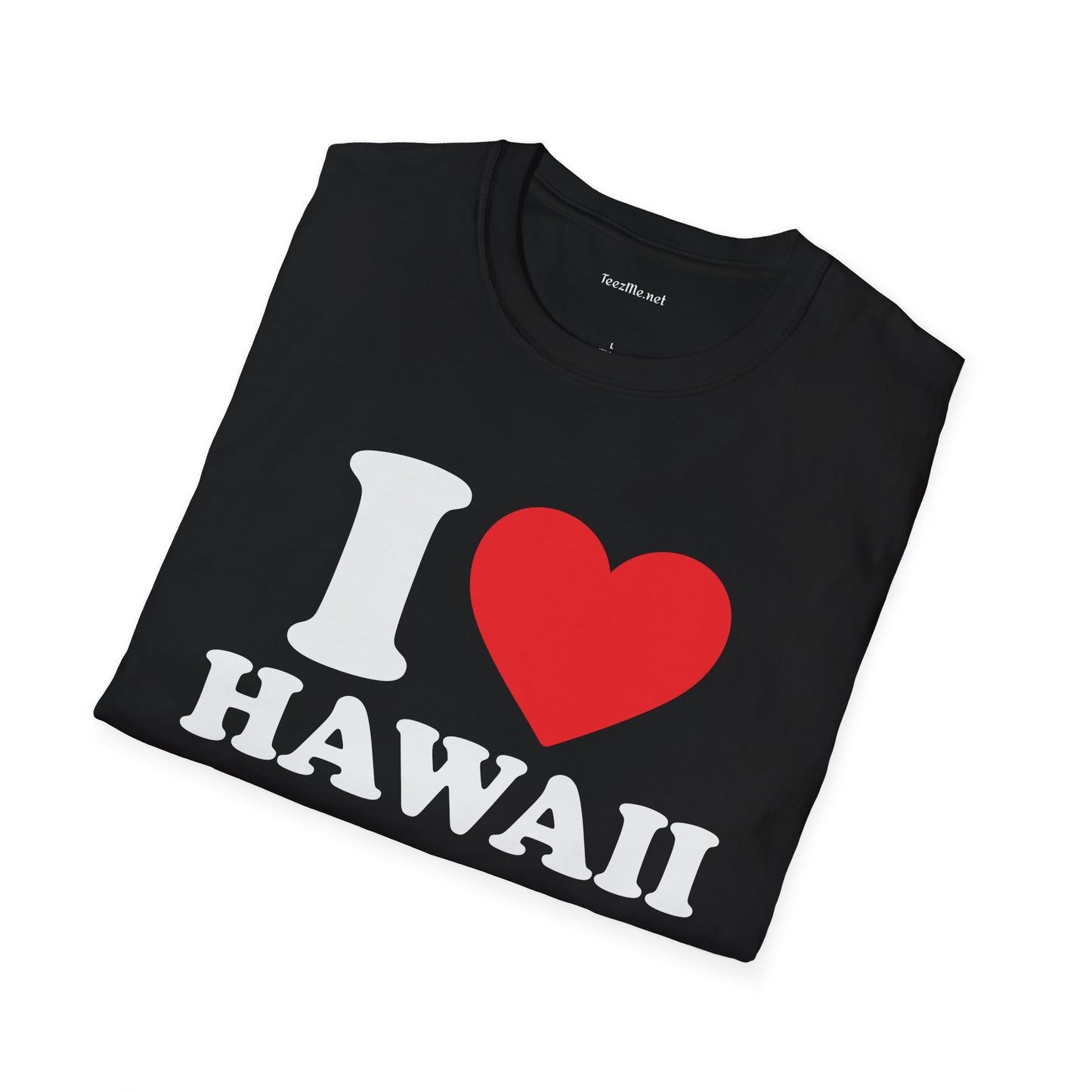 I Love Hawaii Unisex Softstyle T-Shirt 100% Cotton
