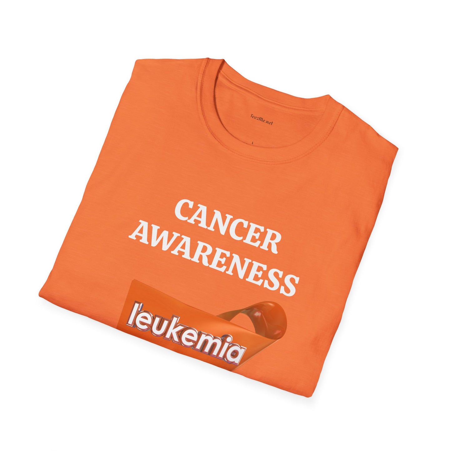 Leukemia Cancer Awareness - Unisex Softstyle T-Shirt 100% Cotton Graphic