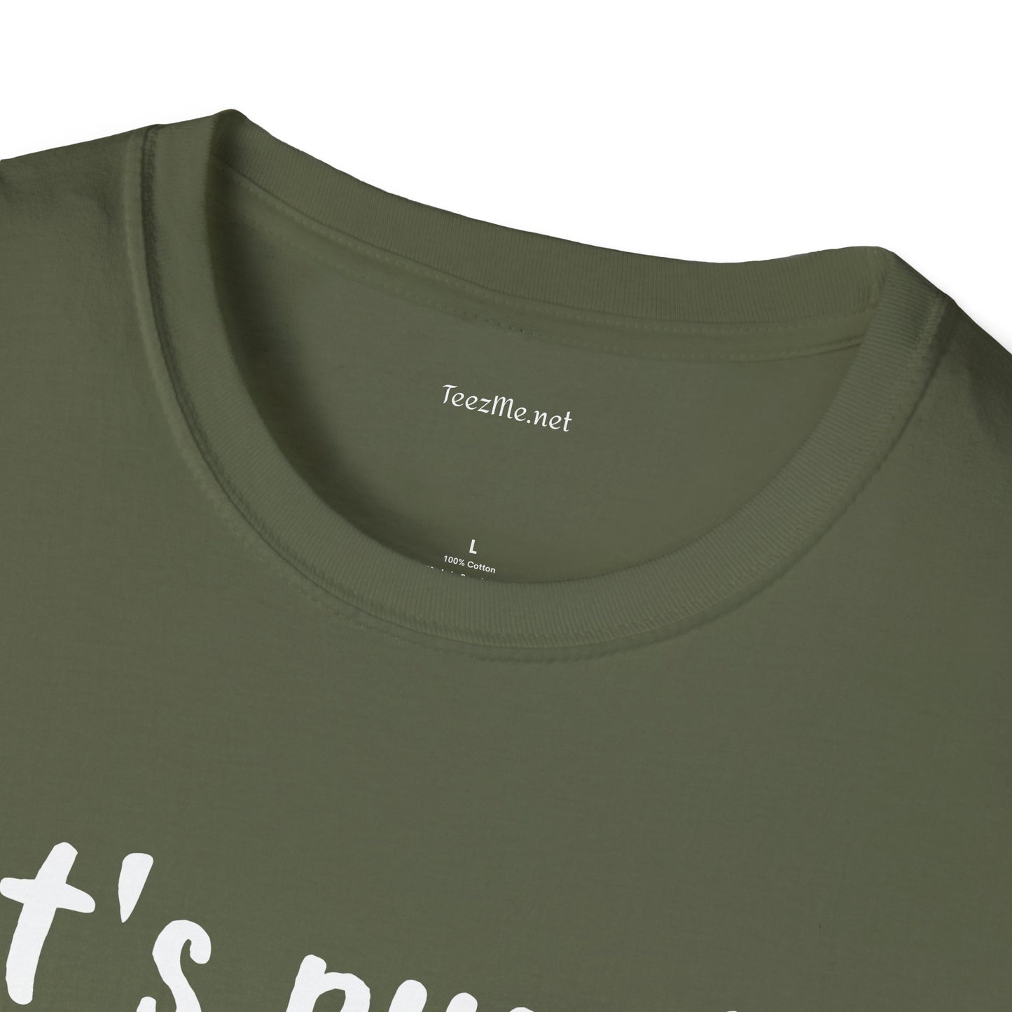 Let's purrty! - Unisex Softstyle T-Shirt 100% Cotton Graphic