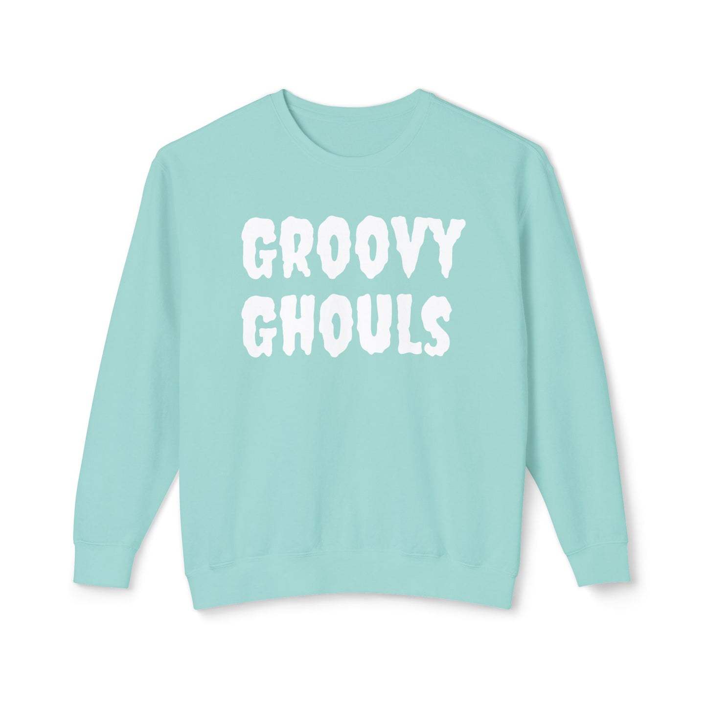 Groovy Ghouls - Unisex Lightweight Crewneck Sweatshirt