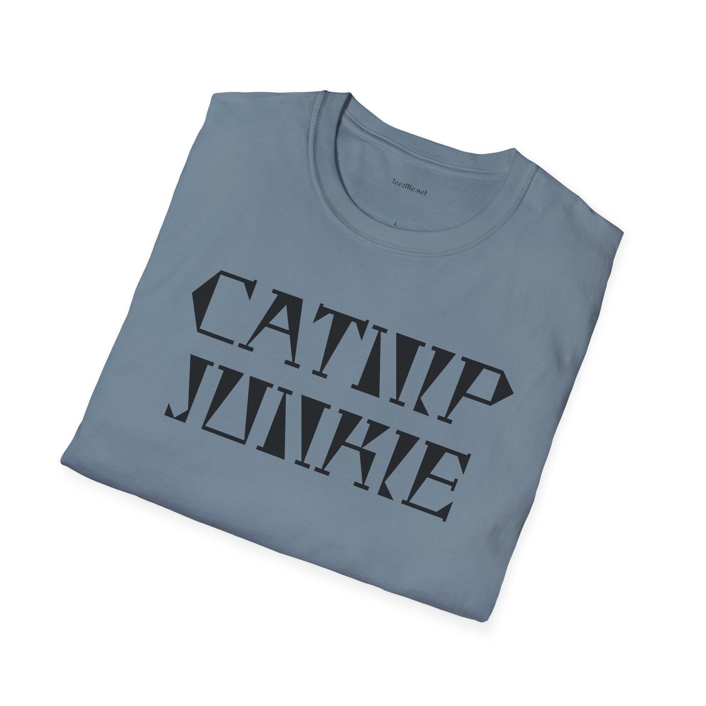 Catnip Junkie - Unisex Softstyle T-Shirt 100% Cotton Graphic