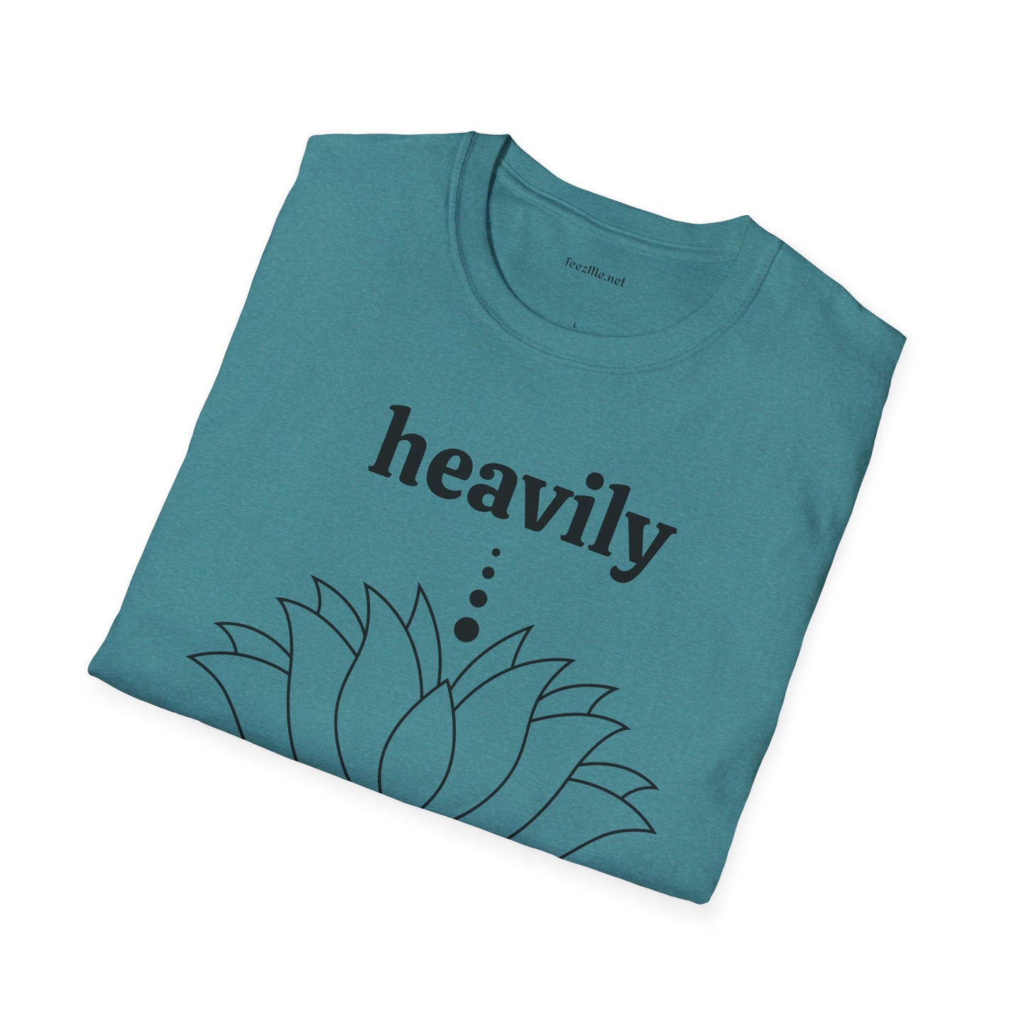 Heavily Meditated - Unisex Softstyle T-Shirt 100% Cotton Graphic