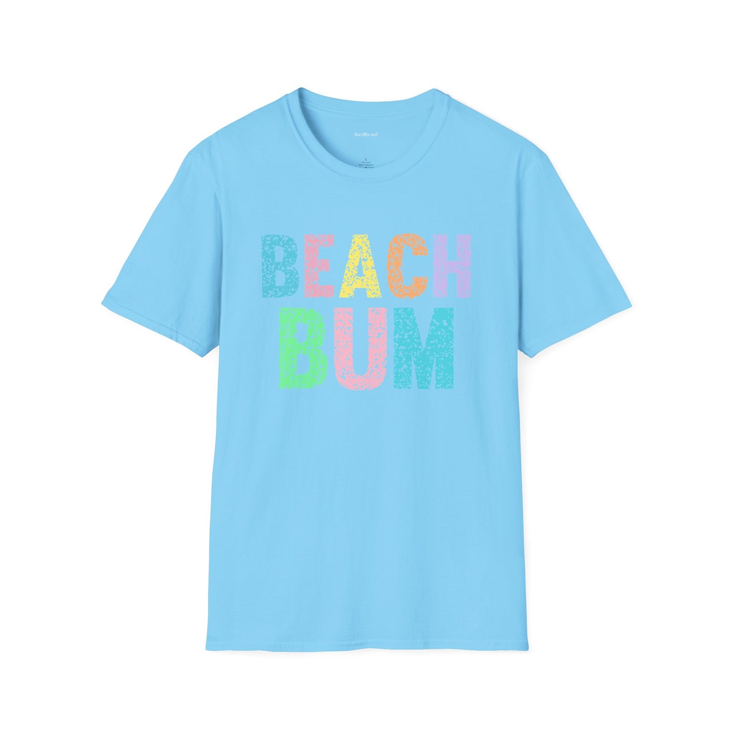 Beach Bum - Unisex Softstyle T-Shirt 100% Cotton Graphic