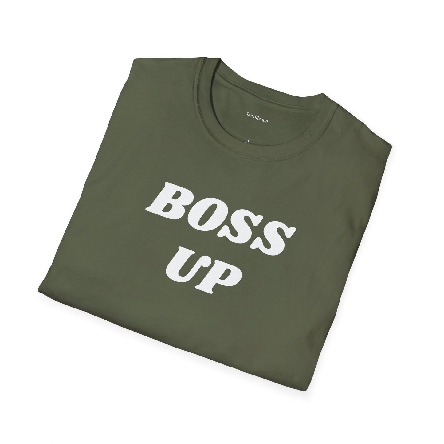 BOSS UP  - Unisex Softstyle T-Shirt 100% Cotton Graphic