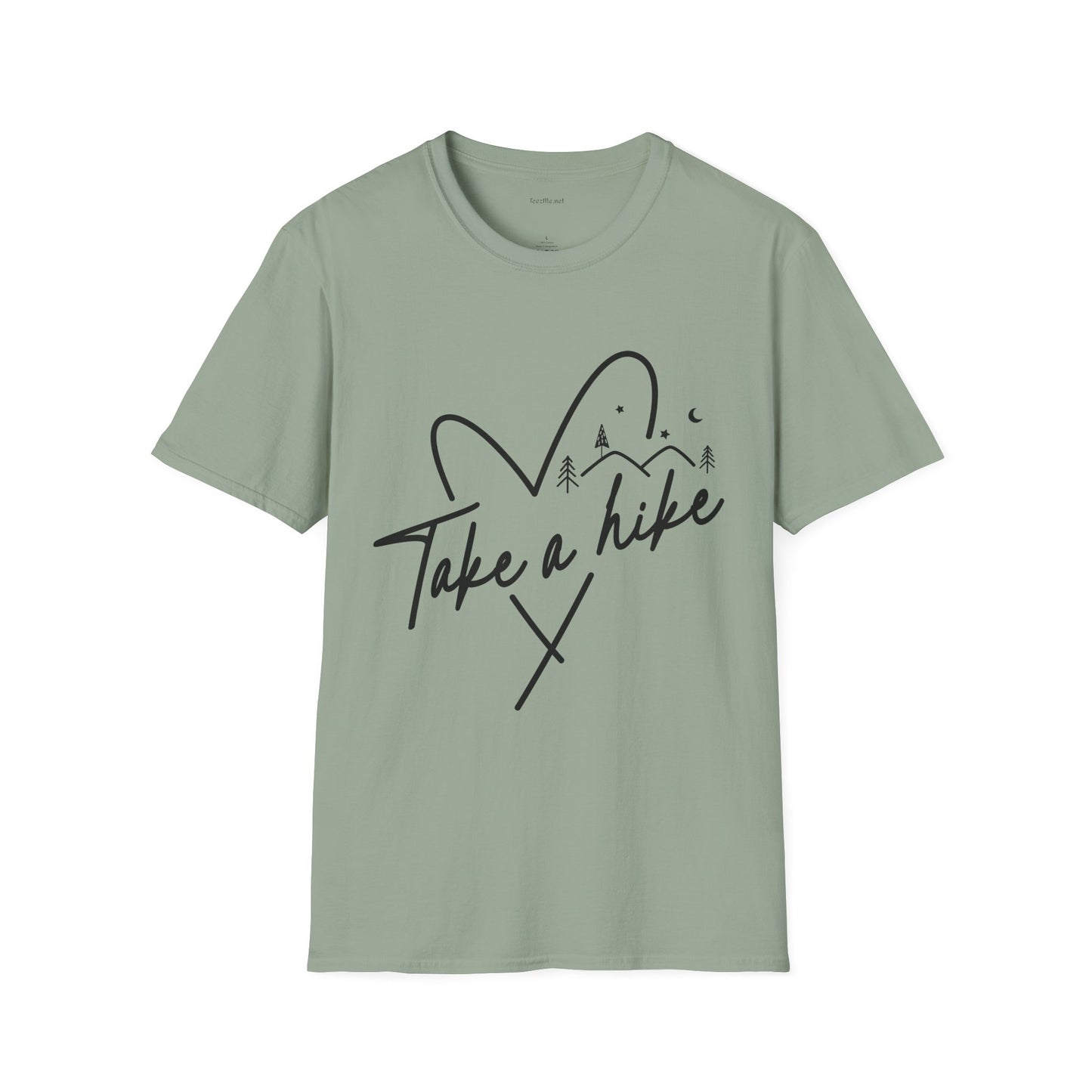 Take a Hike (black) - Unisex Softstyle T-Shirt 100% Cotton Graphic #weed #cannabis