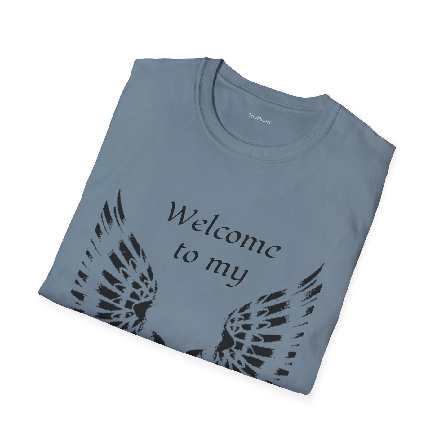 Welcome to my DARKSIDE - Unisex Softstyle T-Shirt 100% Cotton Graphic