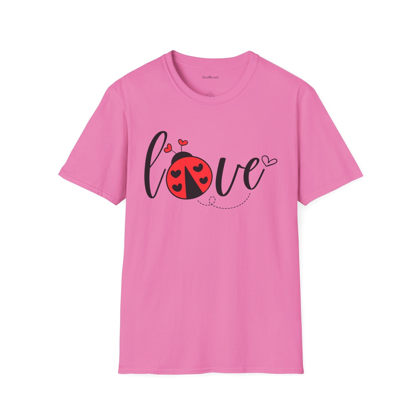Ladybug Love Unisex Soft T-Shirt 100% Cotton Graphic