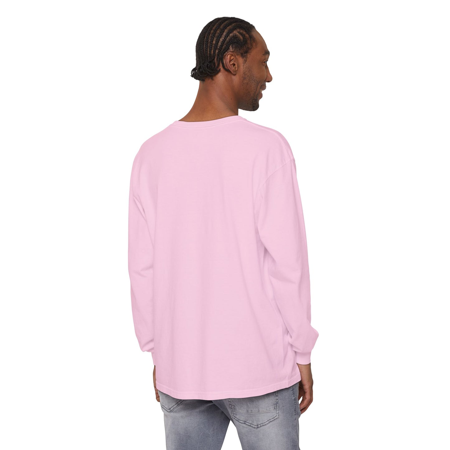 Resting Beach Face - Unisex Garment-dyed Long Sleeve T-Shirt
