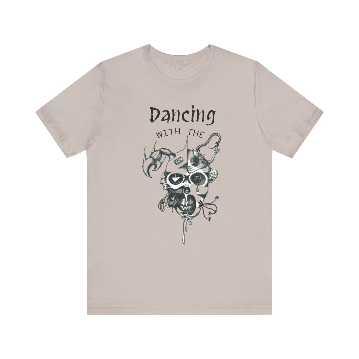 Dancing with the Devil (image) - Unisex Jersey Short Sleeve Tee