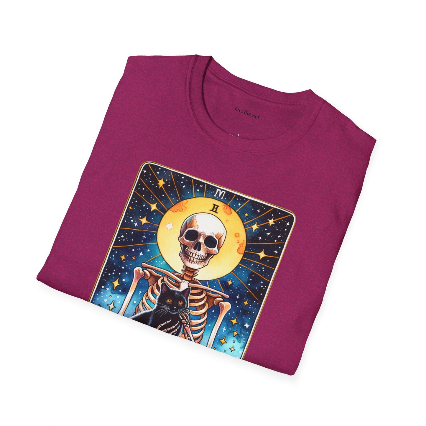 The Cat Lover Tarot Unisex Softstyle T-Shirt 100% Cotton Graphic