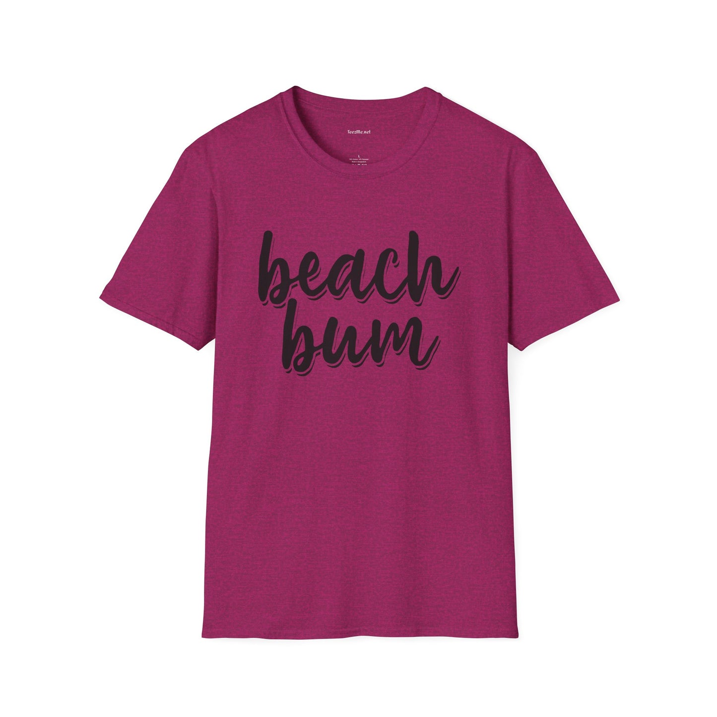 Beach Bum - Unisex Softstyle T-Shirt 100% Cotton Graphic (1)