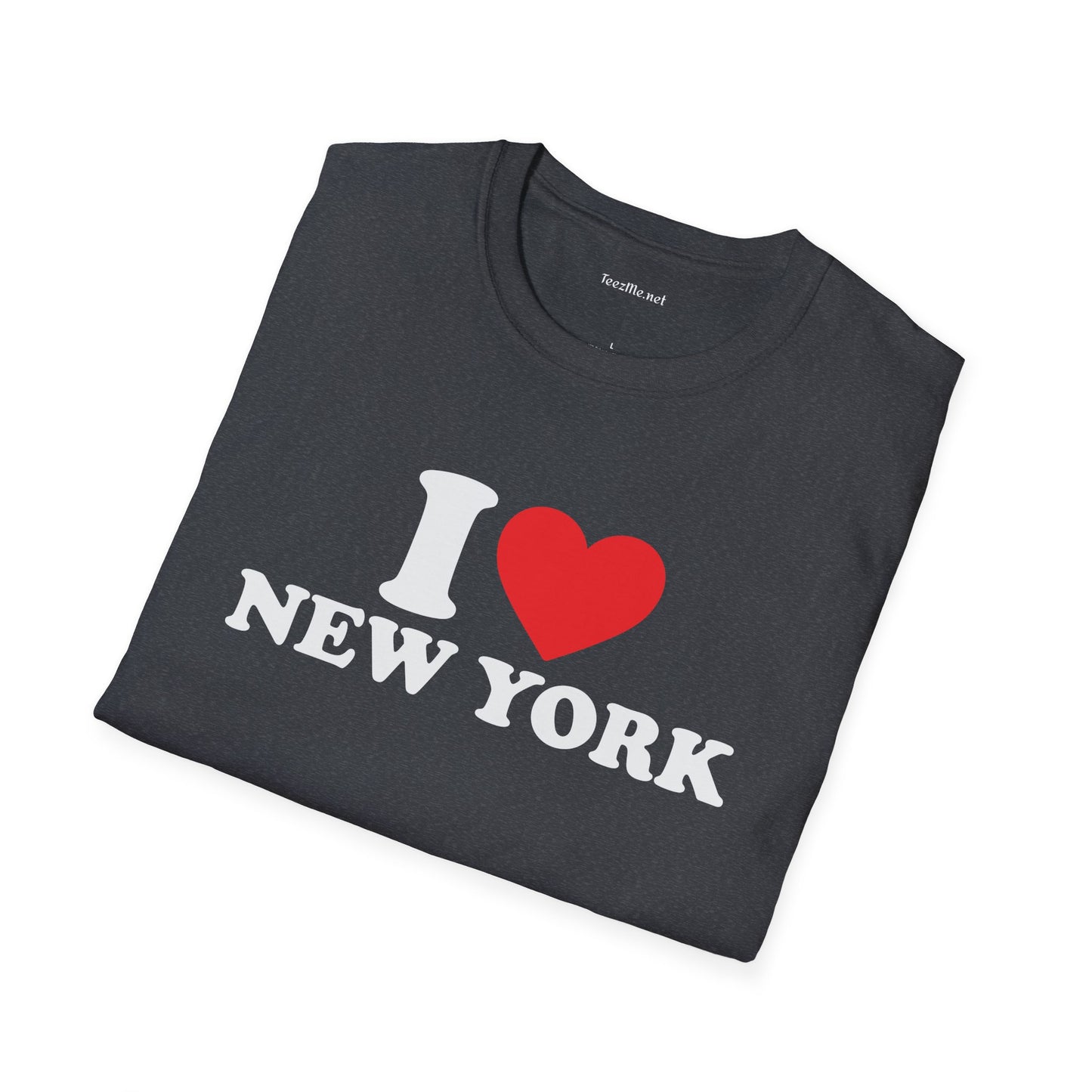 I Love New York Unisex Softstyle T-Shirt 100% Cotton