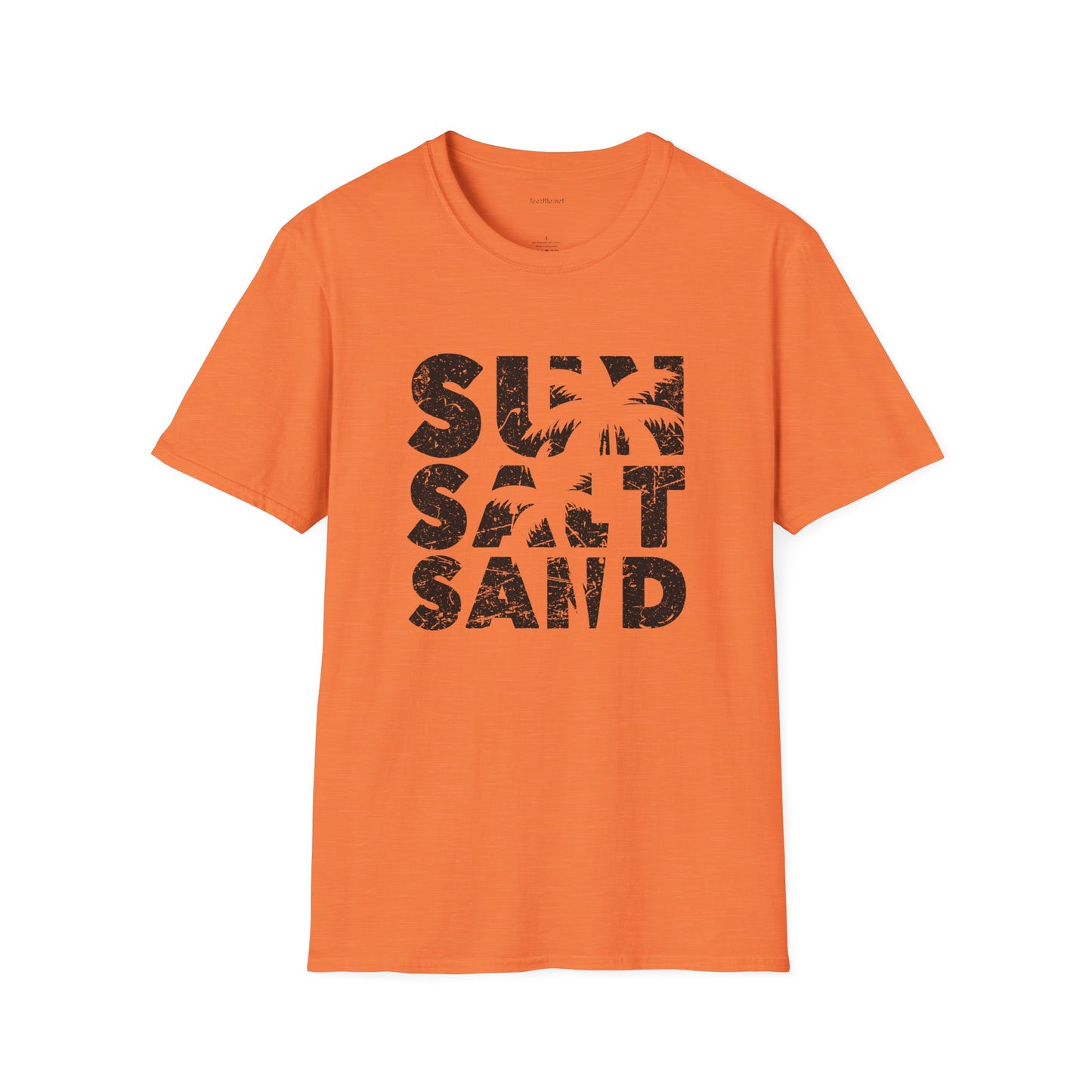 Sun Salt Sand - Unisex Softstyle T-Shirt 100% Cotton Graphic