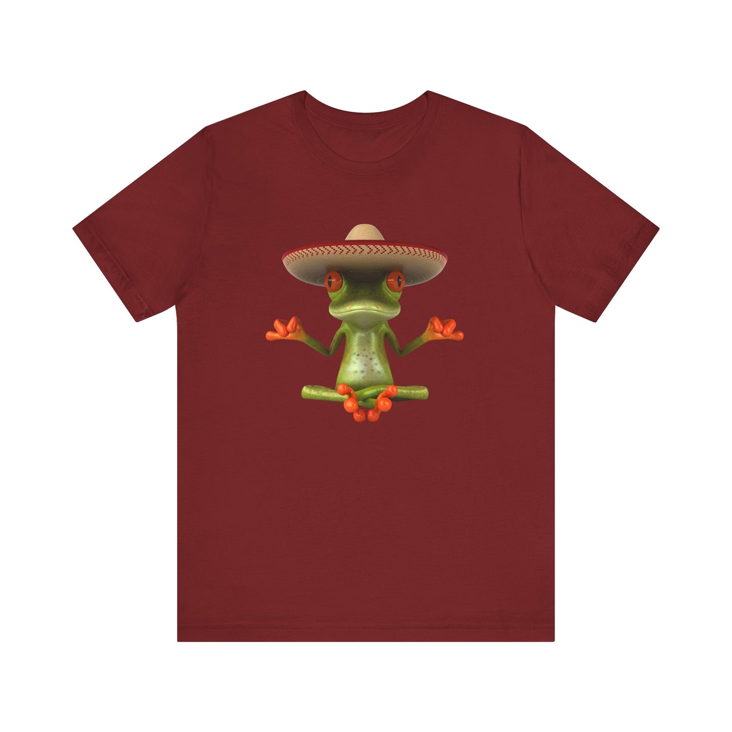 Frog Meditating - Unisex Jersey Short Sleeve Tee
