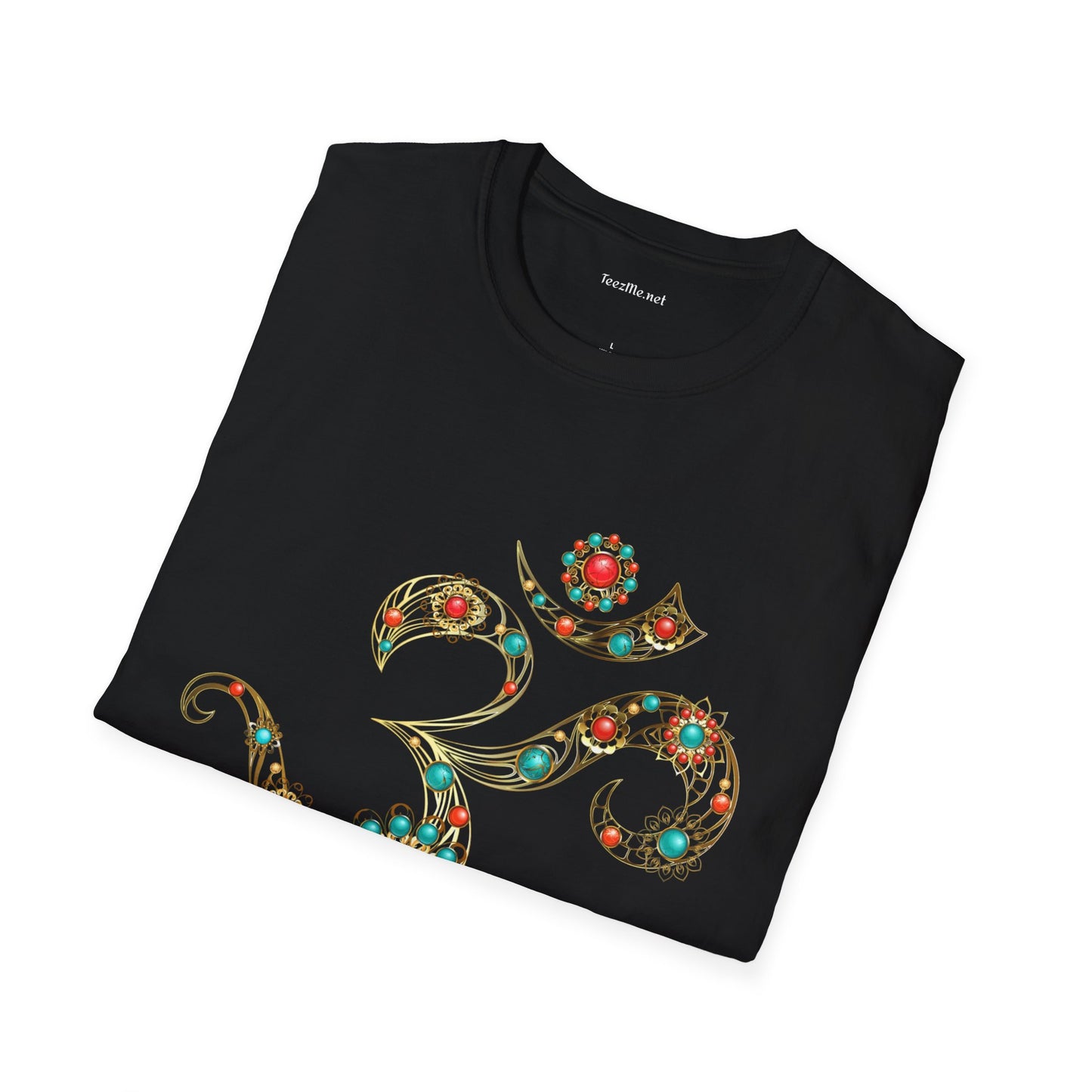 Symbol of OM Unisex Softstyle T-Shirt 100% Cotton Graphic