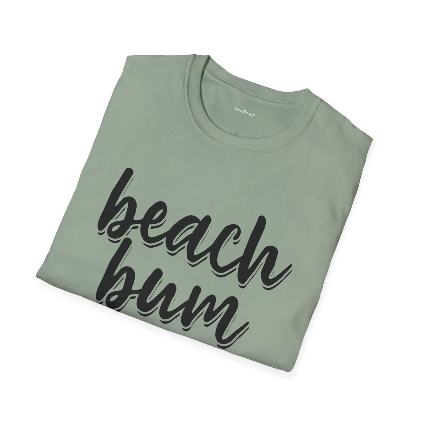 Beach Bum - Unisex Softstyle T-Shirt 100% Cotton Graphic (1)