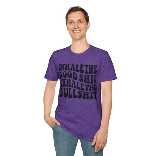 Inhale the Good - Unisex Softstyle T-Shirt 100% Cotton Graphic