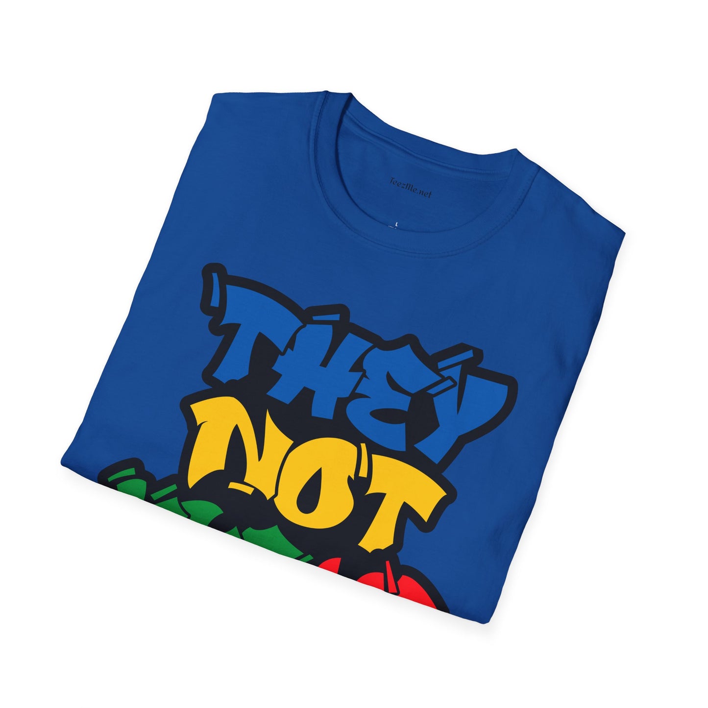 They Not Like Us (color) Unisex SoftStyle T-Shirt 100% Cotton