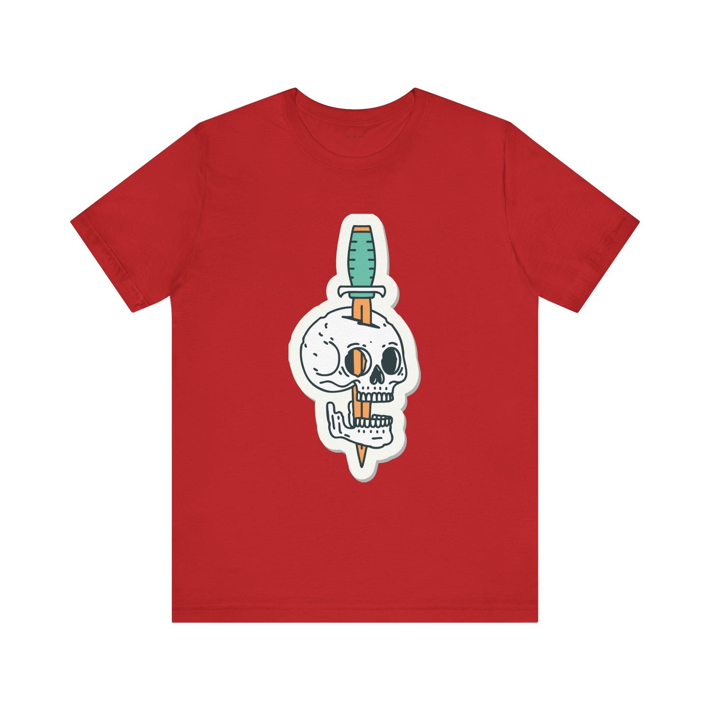 Skull dagger - Unisex Jersey Short Sleeve Tee