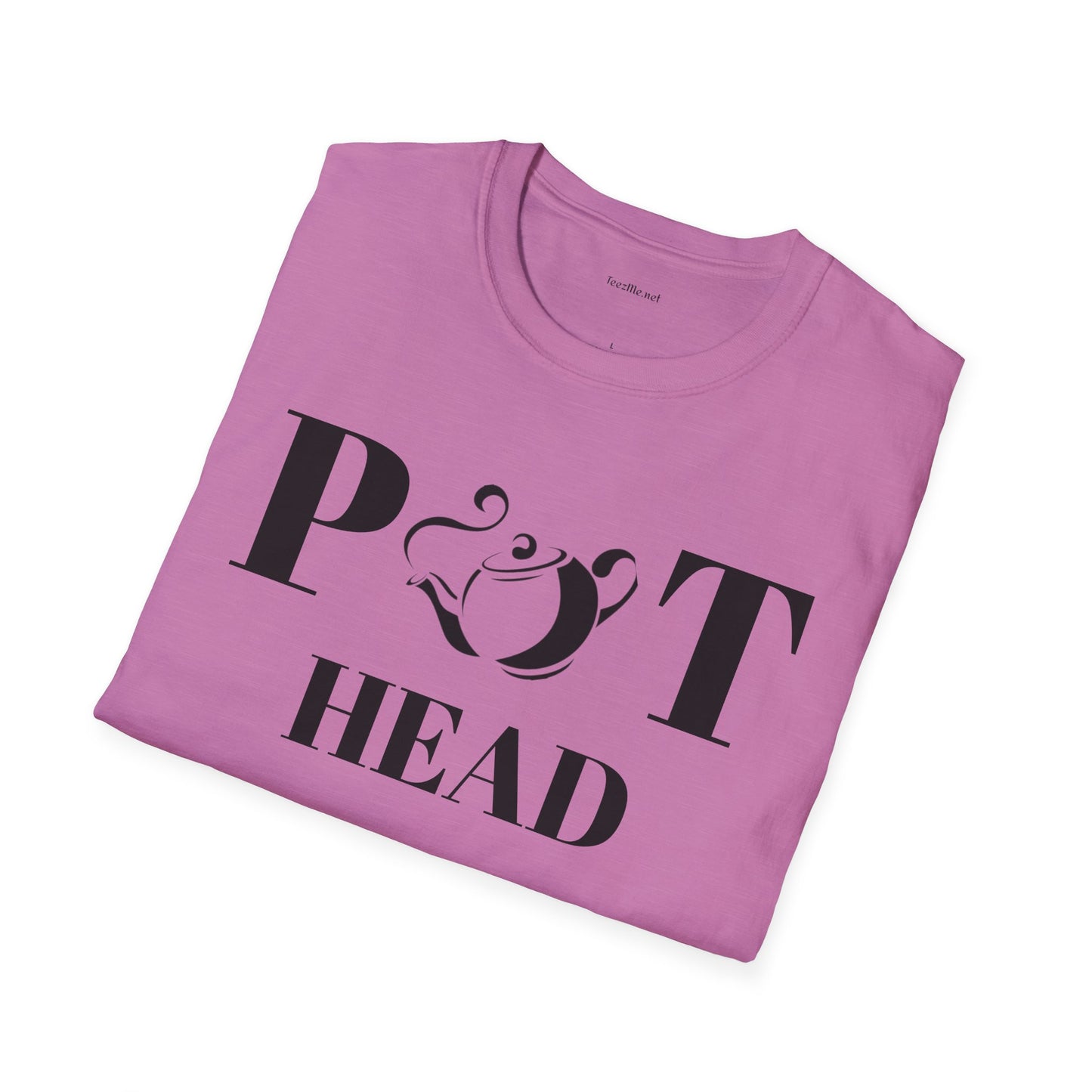 Pot Head - Unisex Softstyle T-Shirt 100% Cotton Graphic