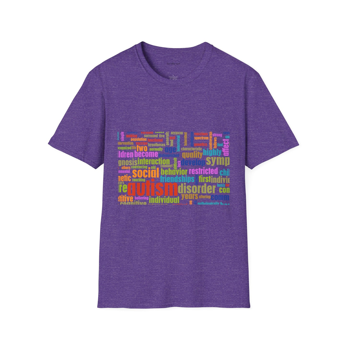 AUTISM speaks- Unisex Softstyle T-Shirt 100% Cotton Graphic