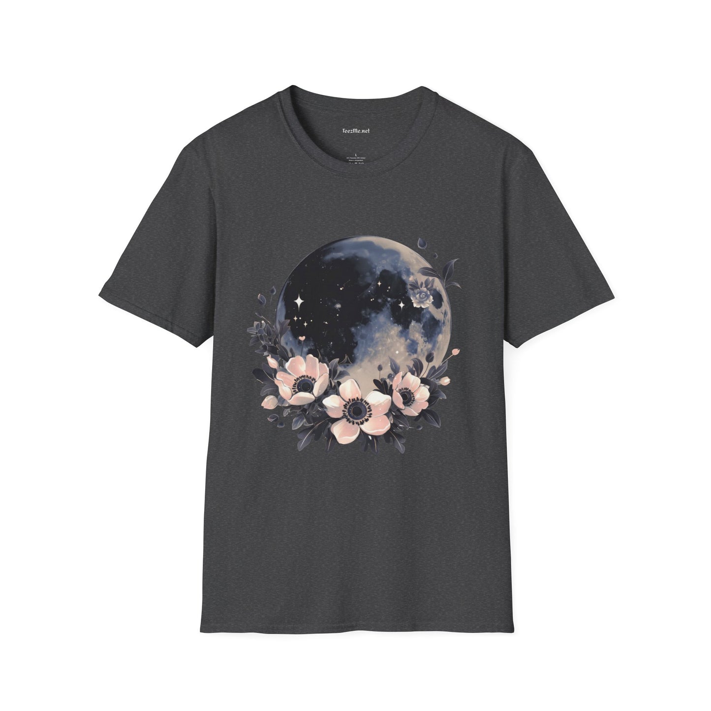 BOHO Black Moon - Unisex Softstyle T-Shirt 100% Cotton Graphic