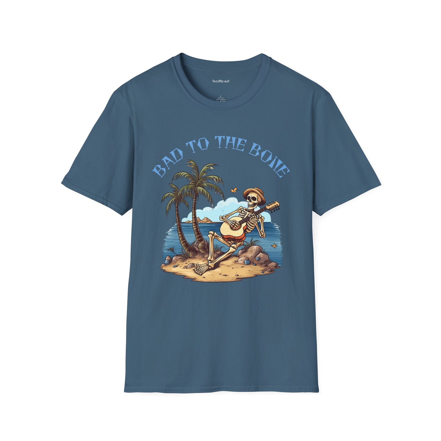 Bad to the Bone Unisex Softstyle T-Shirt 100% Cotton Graphic