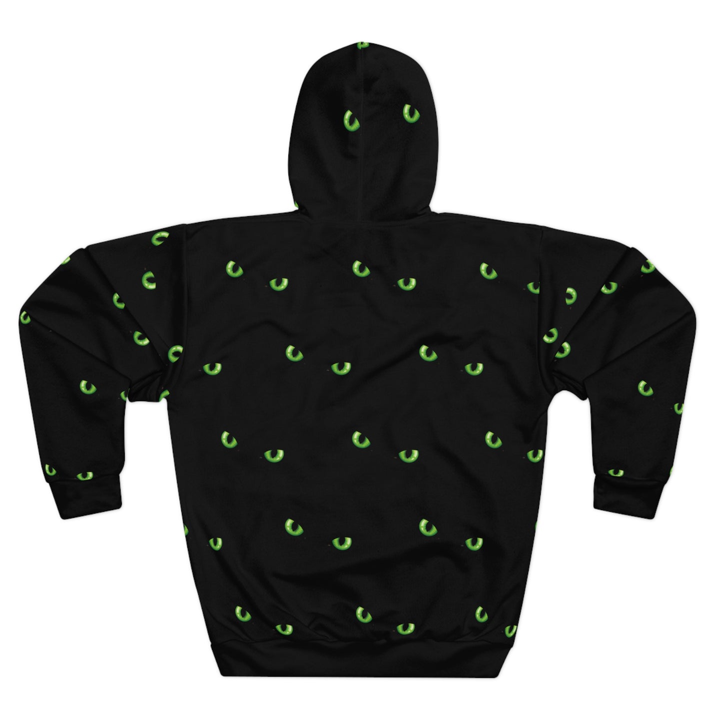 Green Cat Eyes Unisex Pullover Hoodie