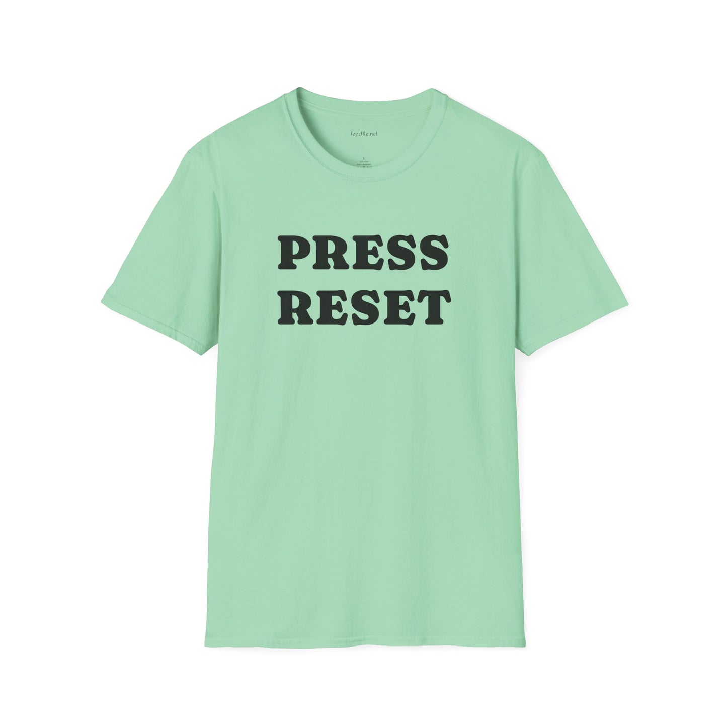 Press Reset - Unisex Softstyle T-Shirt 100% Cotton Graphic