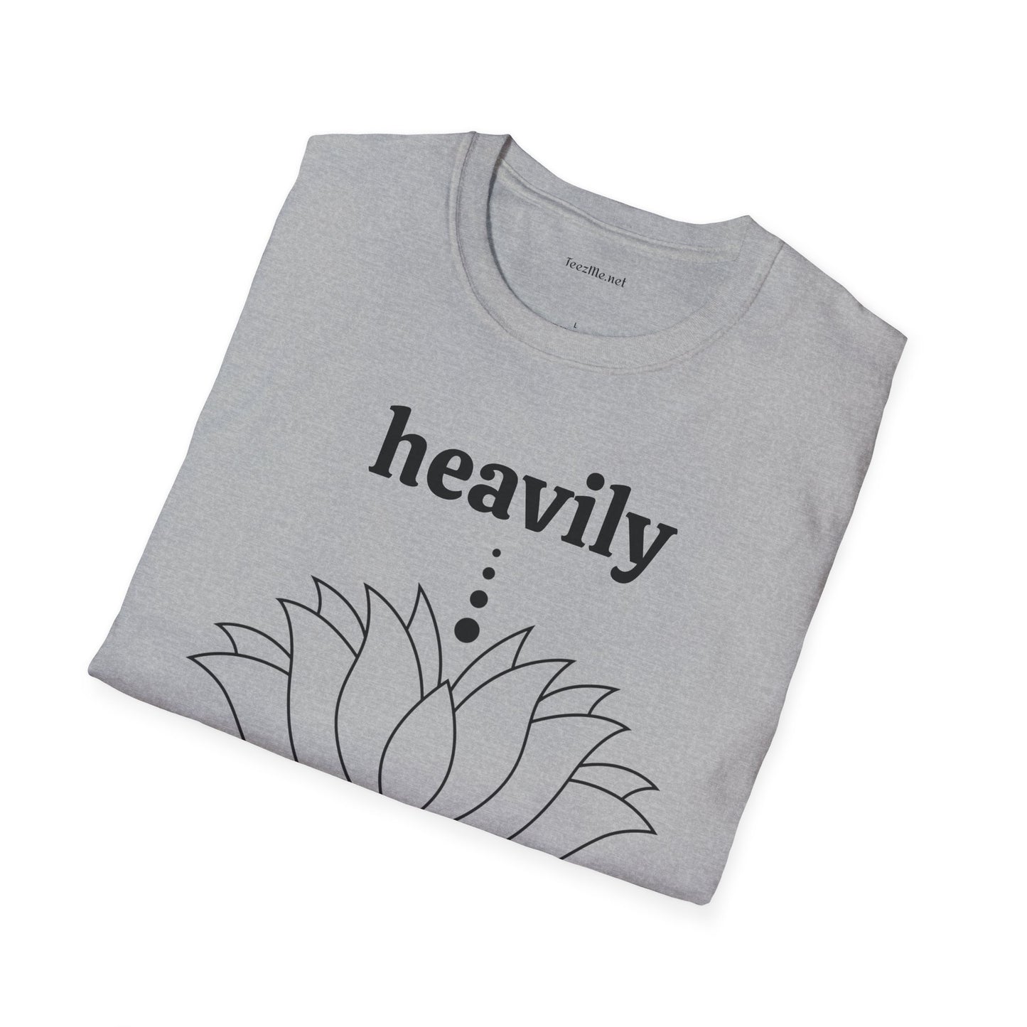 Heavily Meditated - Unisex Softstyle T-Shirt 100% Cotton Graphic