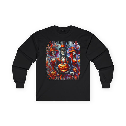 Halloween Skeletons 01 Unisex Ultra Cotton Long Sleeve Tee